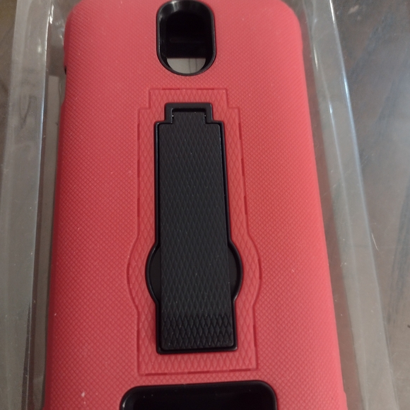 Obsidian Red And Purple Phone Case with Kickstand With Screen Protector. - Picture 10 of 16